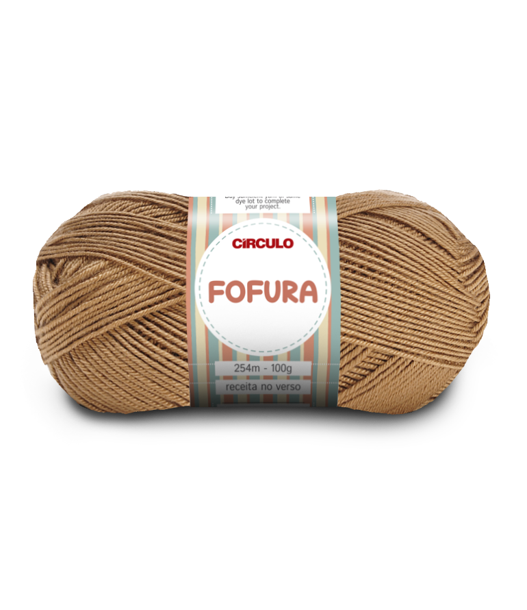 LANA FOFURA CIRCULO 7625 CASTANHA
